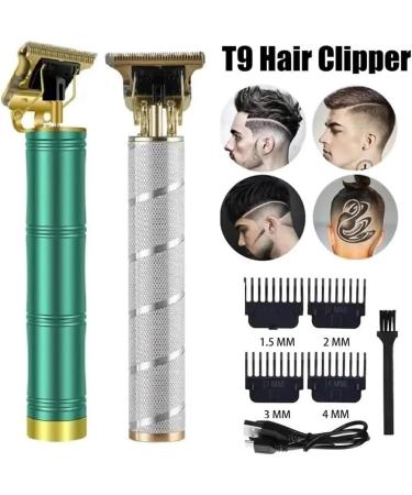 Buy Hot Retro T9 Electric Cordless Hair Clipper - Professional Men's Haircut Trimmer (GoldBuddha) | International Shipping Available - Buy Online on GoSupps.com
