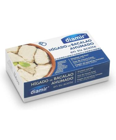 diamir Lot 12x Smoked Cod Liver - Box 120g - Buy Online on GoSupps.com