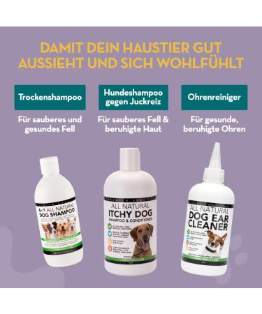 Healthy Dog Co 6-in-1 Natural Dog Shampoo & Conditioner - Odor Control Gentle & Moisturizing for Long Hair - 500ml Puppy Shampoo - Buy Online on GoSupps.com