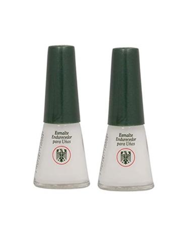 QUIMICA ALEMANA Nail Hardener (protective barrier prevents chipping, peeling and splitting) - Size 0.47 Fl.oz (Pack of 2)