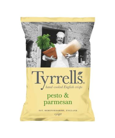 Tyrrell's Pesto Flavoured Potato Crisps - 150g Bag