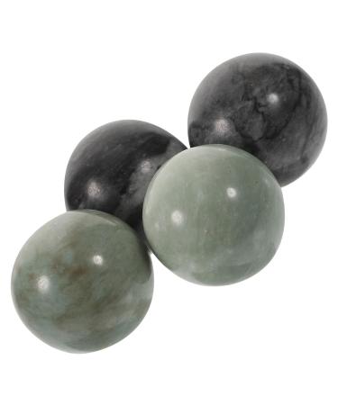 Healeved Marmor-Baoding balls 2 sets Hand exercise ball Chinese health stress relief hand massage balls Handrollball meditation balls