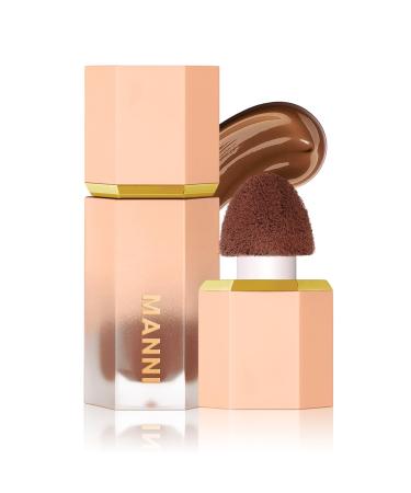 Bronzer Contour Stick - Cream Bronzer Contour Wand- Liquid Bronzer With Cushion Applicator - Smooth Natural Matte Finish Contour Wand - Bronzer Beauty Products Natural Makeup Effect (Sunset Bronze)