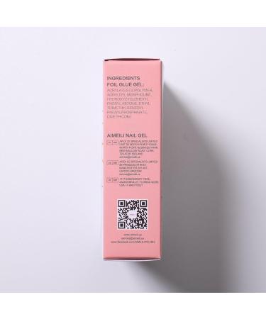 AIMEILI Nail Foil Glue Gel Set - 2 x 15ML | Self-Adhesive Foil Sticker Transfers | Nail Art Foils Manicure Kit with UV LED Cure Needed - Buy Online on GoSupps.com