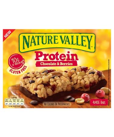 Nature Valley Protein Chocolate & Berries Bars 4 x 40g (160g)