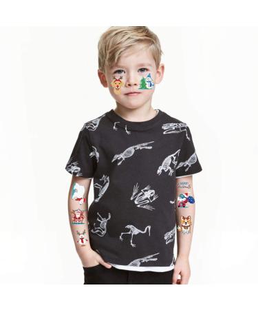 Ooopsiun Christmas Tattoos for Kids - 80 Santa Claus, Snowman, Reindeer Designs | Party Favors & Decorations - Buy Online on GoSupps.com