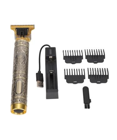 Hair Clippers for Men Hair Trimmer T Blade Trimmer Zero Gapped Trimmer Cordless Rechargeable Beard Trimmer Shaver Hair Cutting Kit (Gold)
