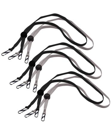 Mask band adjustable mask holder mask holder 6 pieces of adjustable mask holder mask holder reusable mask extension mask bracket for adults and children