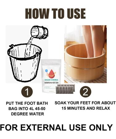 Healthify Sugar Control Therapeutic Foot Soak Sugar Control Therapeutic Foot Soak Bag Blood Sugar Control Therapeutic Foot Soak Sugar Control Soak Foot Salt (30PCS) - Buy Online on GoSupps.com