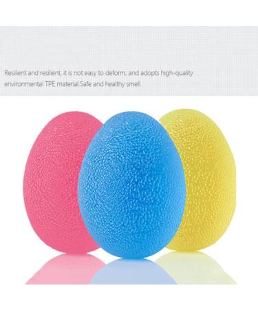  POKEAT 3Pc Gel Handball Therapy Squeezing Pressure Ball Finger Arthritis Hand Finger Grip Strengthening and Elimination of Pressure - Buy Online on GoSupps.com