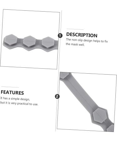 Buy BUIFULSIC ORDRINGS 10 STK - Bling Earrings & Masking Hooks for Face Cover - Adjustable Ear Protectors & Anti-Strangulation 14.7x1.9cm - Buy Online on GoSupps.com