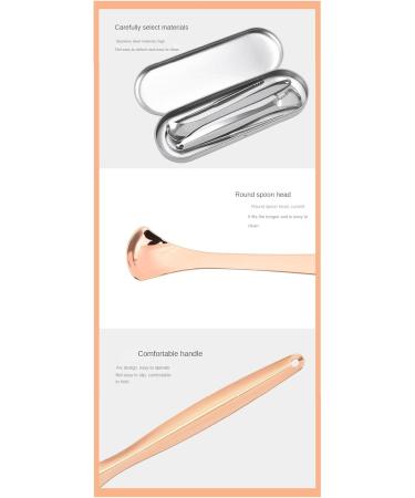 Premium Stainless Steel Tongue Scraper Set - 4 Metal Tongue Cleaners with Iron Case for Optimal Oral Hygiene - Buy Online on GoSupps.com