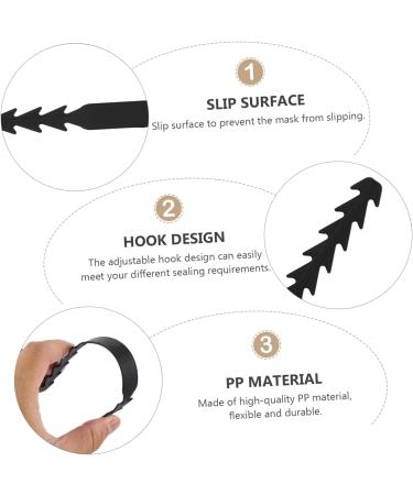 SEWACC 20-Pack Mask Hooks - Anti-Slip Handle for Face Cover Ear Cord Extension & Protection | Durable Pearlmut PP Buckles - Buy Online on GoSupps.com
