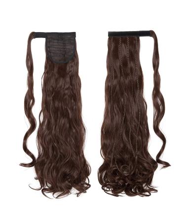 SEGO Haardic Persian Chant Clip-In Ponytail Extension - 24 Medium Brown Wavy Braids for Realistic Look - Buy Online on GoSupps.com