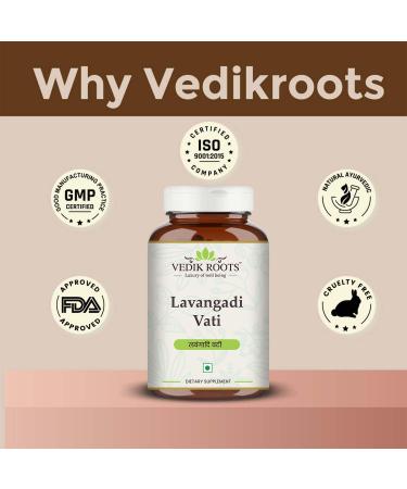 VEDIKROOTS Lavangadi Vati - for Relieving Nasal Congestion Ayurvedic Supplement for Respiratory Issues Support Healthy Digestion 240 Tab (Pack-2) - Buy Online on GoSupps.com