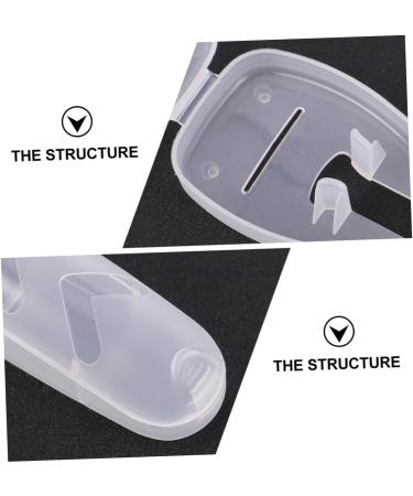 Buy Angoily 8-Piece Men's Razor Case - Durable Transparent Hard Case for Travel | Safe & Stylish Razor Container - Buy Online on GoSupps.com