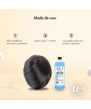 Luxhair Lace Release - Hair Prosthesis Adhesive Activator | 1L for Safe Wig & Hair Extension Removal - Buy Online on GoSupps.com
