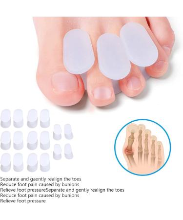 8-Pack Gel Toe Separators & Spacers for Hammer Toes - Smooth Iron Alignment & Relaxation - Buy Online on GoSupps.com