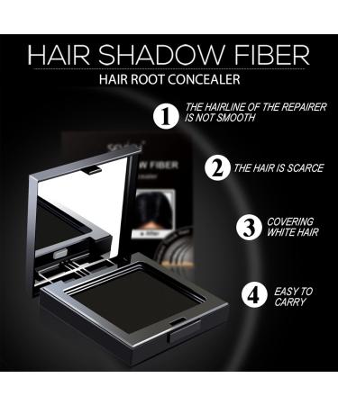 Instantly Hairline Shadow Quick Hairline Cover Powder Hair Root Touch Up For Thinning Grey Hairline Windproof&Sweatproof Quick Cover Grey Hair Root Concealer Beard Line (Coffee) - Buy Online on GoSupps.com