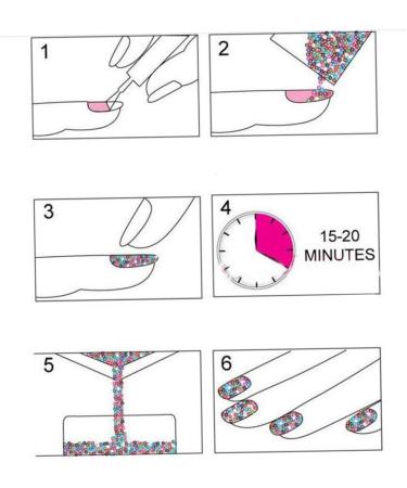 Housoutil 4000pcs Sticker Diy Decorations Nail Art Nail Decorations Clay Tablets Polish Pactch 3d Face Manicure Tools - Buy Online on GoSupps.com