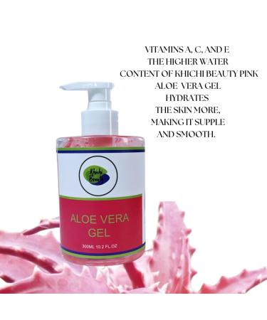 Khichi Beauty Aloe Vera Gel (Pink) 10.2oz (300ml). - Buy Online on GoSupps.com