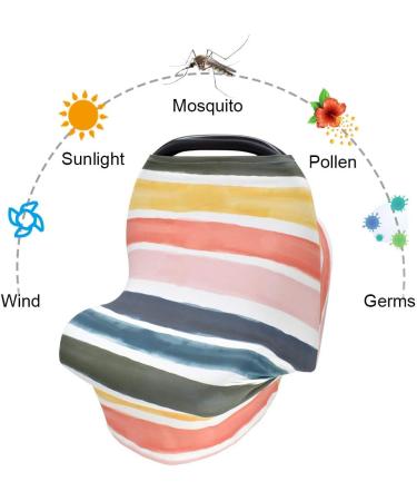 Happy Cherry Nursing Scarf - Stylish Nursing Cover & Apron for On-the-Go Privacy | Nursing Mother Essential in Color 7 - Buy Online on GoSupps.com