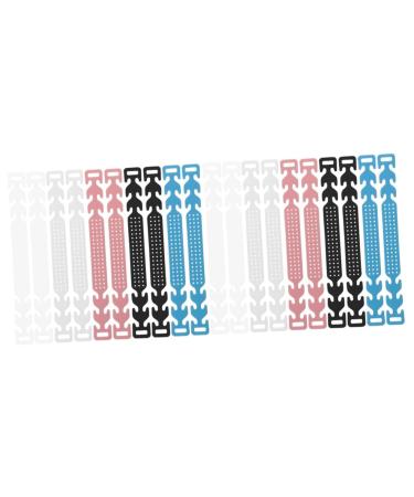 FOMIYES 20 STK mask strap buckle ear extension hook rope buckle for the face cover buckle of facial cover pink extend light blue ear rope buckle anti-strangulation accessories