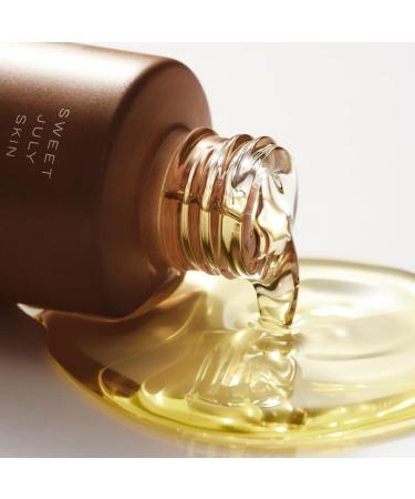 Buy Sweet July Skin Irie Power Face Oil - Moisturizing Illuminating & Hydrating | Vegan Clean Formula with Squalene Neem & Turmeric - 1 Fl Oz - Buy Online on GoSupps.com