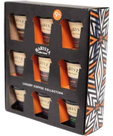 Barista Luxury Christmas Coffee Collection - Assorted Flavoured Instant Coffee Mix Xmas Gift Set - Buy Online on GoSupps.com