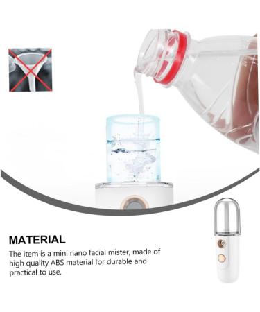 FOMIYES 1pc Spray Hydrating Apparatus Face Sprayer Humidifiers for Home Nanometer Sprayer Mini Humidifier Mini Face Humidifier Facial Nano Mist Sprayer Abs Hydrator Handheld White - Buy Online on GoSupps.com