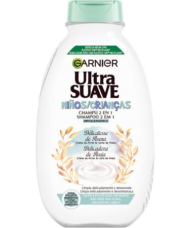  Garnier Garnier Original Remedies Ultra Doux Oat Delicacy Rice Cream and Oat Milk Gentle Shampoo for Children 4 x 400 ml - Buy Online on GoSupps.com