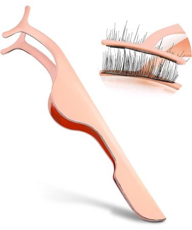 WLLHYF Rose Gold Eyelash Applicator Tool for Easy Fake Lash Application and Removal - Buy Online on GoSupps.com