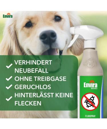 Envira Flea Spray - 2L Eco-Friendly Anti-Flea Treatment for Home | Odorless Water-Based Solution - Buy Online on GoSupps.com