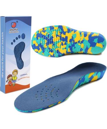 Ailaka orthopedic foot vault insole children-comfort insoles high foot vaulted orthopedic damping insole EVA foam inserts for children with flat feet and plantar fasciitis 21-23 EU blue - Buy Online on GoSupps.com