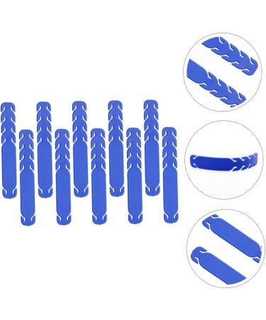 Minkissy 10-Pack Ear Belt Mask Extension Buckles | DIY Headband Ear Hooks & Hearing Protection | 11x1.8cm Ear Rope Buckle with Holder - Buy Online on GoSupps.com