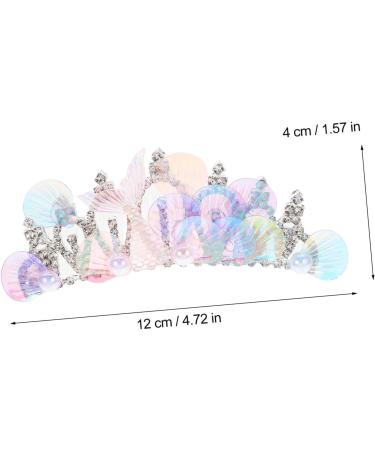 Beavorty Rhinestone Tuck Comb Women Crown Hairpiece Headpieces for Girls Headdresses for Women Wig Hair Pin Tiara Hair Clip Hair Barrettes Rhinestone Bobby Pins Miss Metal Hair Comb - Buy Online on GoSupps.com