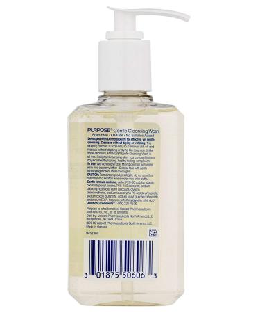 Purpose Gentle Cleansing Wash 6 oz - Mild Face Cleanser for Sensitive Skin - Buy Online on GoSupps.com
