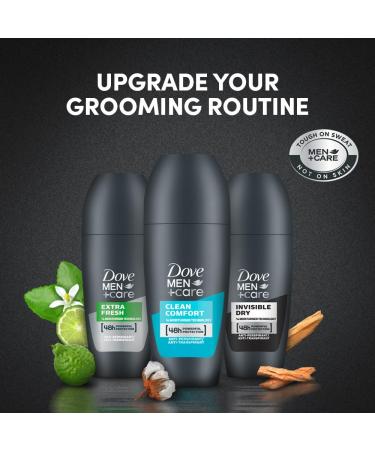  Dove Dove Men+Care Invisible Dry 6-pack of 50ml roll-on deodorants - Buy Online on GoSupps.com