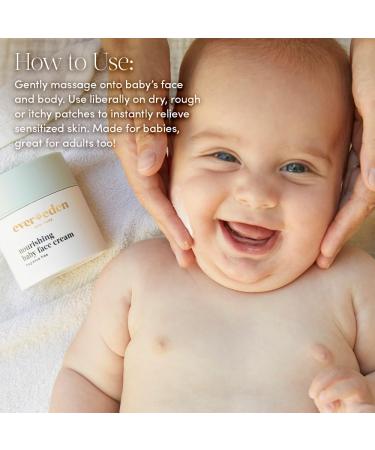 Evereden Nourishing Baby Face Cream 0.5 fl oz | Non-Toxic Fragrance-Free Moisturizer | Rich Non-Greasy Baby Lotion for Delicate Skin - Buy Online on GoSupps.com