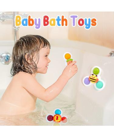 UNIH Spinning Top Sensory Toy for Toddlers | Suction Cup Spinner for 12-18 Months | Educational Gift for 1-3 Year Old Boys & Girls - Buy Online on GoSupps.com