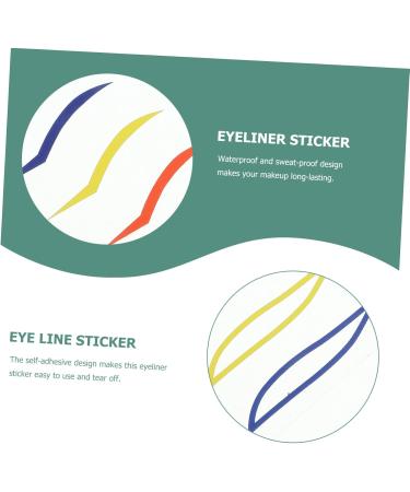  MERRYHAPY MERRYHAPY Eyeliner Stickers for Stage Performance Easy-to-Apply Self-Adhesive Makeup Stickers for Women Set of 4 - Buy Online on GoSupps.com