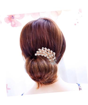 minkissy Comb Wedding Comb Headpieces hair clips for women Wire Hair bridal hair comb goody hair clips for women wedding head pin crystal needle Wedding - Buy Online on GoSupps.com