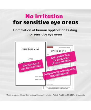 isoi Blemish Care Eye Concentrate 17ml | Korean Skincare for Dark Circles & Deep Hydration | International Shipping Available - Buy Online on GoSupps.com