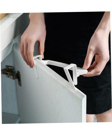 STOBAZA 4pcs Door Hook Over Door Towel Rack Door Behind Towel Stands Towel Hanging Rack Arc Towel Ring White 24X7X6CM - Buy Online on GoSupps.com