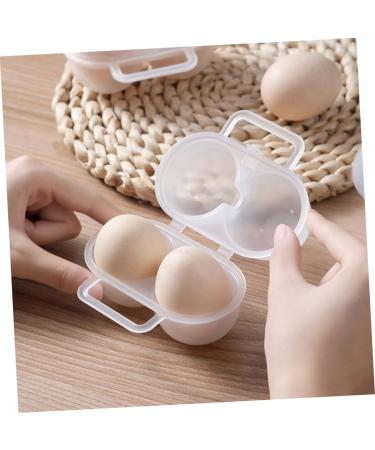 Abaodam 2pcs Portable Egg Box Fridge Containers Hiking Egg Case Egg Carriers Camping Anti-Fall Storage Box - Buy Online on GoSupps.com