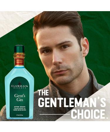 Clubman Reserve Gents Gin After Shave Lotion 6 oz - Refreshing Gent's Gin Aftershave 6 Fl Oz - Buy Online on GoSupps.com