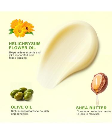 Morovan Elderly Bruise Balm Helichrysum: Multi-Purpose Skin Balm for Bruises Veins Burns & Redness from Activity & Aging Promotes Healing & Circulation for Men & Women - Buy Online on GoSupps.com