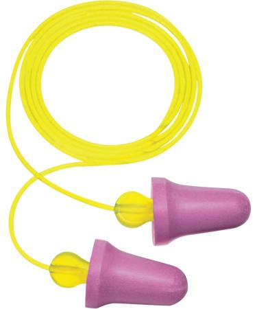 Peltor No-Touch Single-Use Earplugs - Corded 29 NRR Purple/Yellow 100 Pairs - Ideal for Noise Reduction | International Shipping Available - Buy Online on GoSupps.com