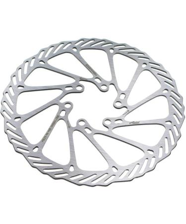 Pair of 160mm Stainless Steel Bike Disc Brake Rotors - 6 Bolt for Road, Mountain, BMX Bikes (Black) - Includes 6 Screws - Buy Online on GoSupps.com
