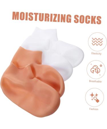 minkissy 8 Pairs Exfoliating Moisturizing Socks Cotton spa Socks Overnight spa Socks feet Care Socks Foot moisturizing Socks feet Repair Socks Lotion sebs Miss Sole of Foot Torn Socks - Buy Online on GoSupps.com